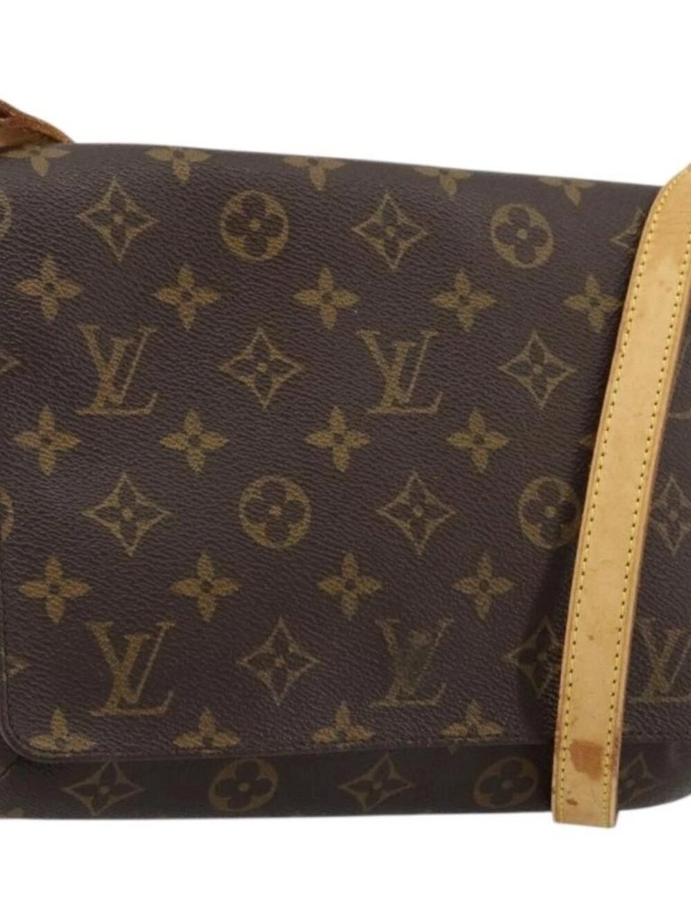 LOUIS VUITTON Monogram Musette Tango Long Strap Shoulder Bag M51388 Auth 177209